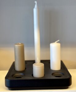 Stumpastaken svart 9-ljus