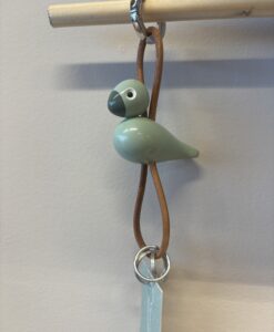 Nyckelring grön Fågel